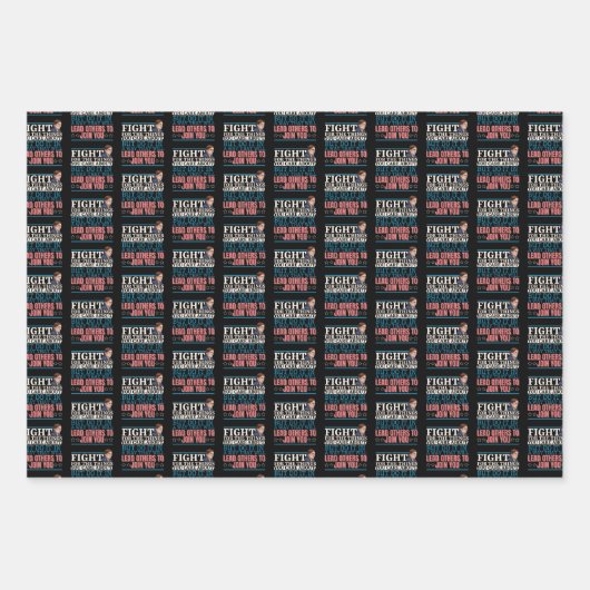 ルース・バダー・ギンズバーグが他の人々を導いて君に加わる ラッピングペーパーシート (正面2)