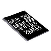 ルース・バダー・ギンズバーグ、ルース・フェミニストの政治的アイコン ノートブック (右側)