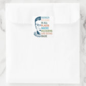 ルース・バダー・ギンズバーグ、女性はすべての場所に属する スクエアシール (バッグ)