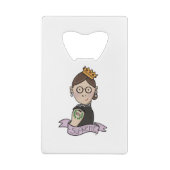 ルース・バーダー・ギンズバーグ、悪名高いRBG クレジットカード栓抜き (裏面)