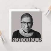 ルース・ベイダー・ギンズバーグ カード (正面/裏面インサイチュ)
