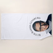 ルース・ベイダー・ギンズバーグ ビーチタオル (正面)