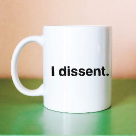 ルース・ベイダー・ギンズバーグ I Dissent RBG コーヒーマグカップ
