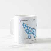 ルースI. Rubin著空のオオカミ1の足の景色 コーヒーマグカップ (正面左)