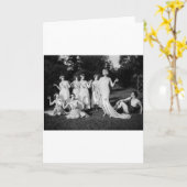 ルースSt Denisおよびショーン カード (黄色い花)