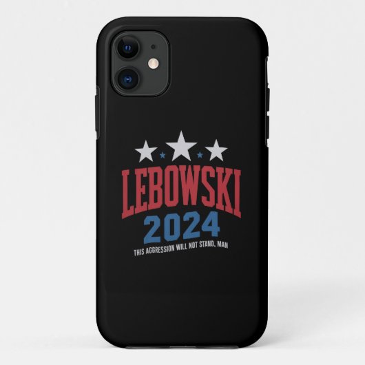 ルーズなLebowski風 政治選挙 投票 2024 Case-Mate iPhoneケース (裏面)
