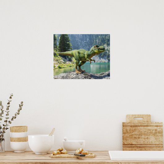 ルーズのTRex ポスター (キッチン)