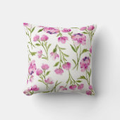 ルーズウォーター色花模様装飾用クッション クッション (正面)
