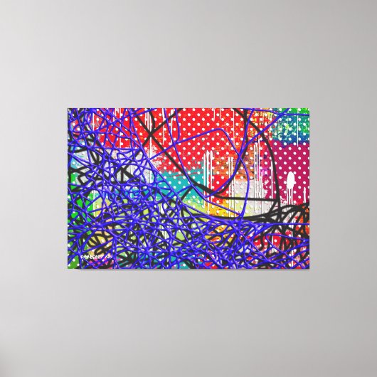 ルーズストリングキャンバス印刷 キャンバスプリント (正面)