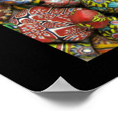 ルーズビーズシリーズ – アンティークミルフィオリガラス ポスター (角)