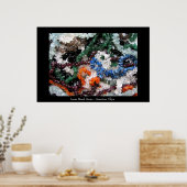 ルーズビーズシリーズ – ジェムストーンチップ ポスター (キッチン)