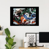 ルーズビーズシリーズ – ジェムストーンチップ ポスター (ホームオフィス)