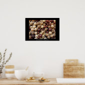 ルーズビーズシリーズ – ヴィンテージ木材 ポスター (キッチン)