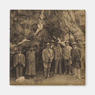 ルーズベルトおよびジョンMuir 1903年(セピア色)大統領 マグネット
