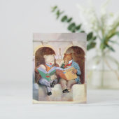 ルーズベルトが公共図書館でクマ ポストカード (スタンド正面)