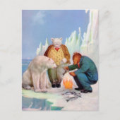 ルーズベルトくまはアラスカで採取することを行きます ポストカード (正面)