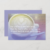 ルーズベルトの成功の引用文 招待状 (正面/裏面)