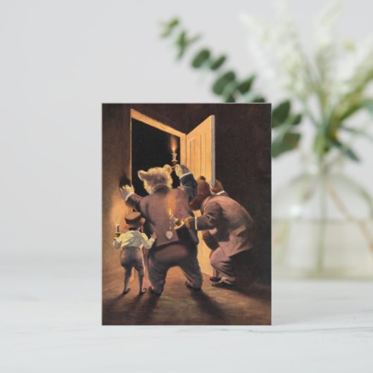 ルーズベルトはテディベアの探偵として生きている ポストカード (スタンド正面)