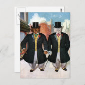 ルーズベルトはニューヨークの町を支配している ポストカード (正面/裏面)