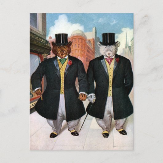 ルーズベルトはニューヨークの町を支配している ポストカード (正面)