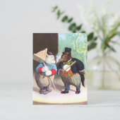 ルーズベルトはボードビルのステージに関係します ポストカード (スタンド正面)