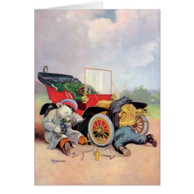 ルーズベルトは車の整備士を支える。 (正面)