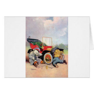 ルーズベルトは車の整備士を支える。