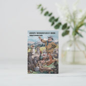 ルーズベルトは野性生物の歴史家の名刺を焼きます 名刺 (スタンド正面)