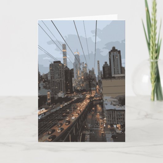 ルーズベルトアイランドトラムニューヨークシティスカイビュー カード (正面)