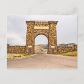 ルーズベルトアーチアットザノースエンドイエローストーン ポストカード (正面)