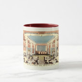 ルーズベルトホテルニューオーリンズLAヴィンテージスタイル マグカップ (中央)
