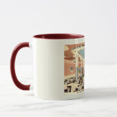 ルーズベルトホテルニューオーリンズLAヴィンテージスタイル マグカップ (左)