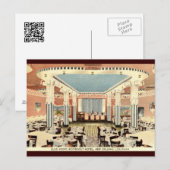 ルーズベルトホテルニューオーリンズLAヴィンテージ ポストカード (正面/裏面)