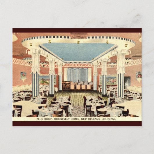 ルーズベルトホテルニューオーリンズLAヴィンテージ ポストカード (正面)