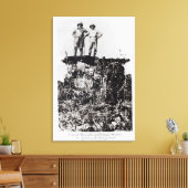 ルーズベルト大佐とロンドン大佐のナヴァイト キャンバスプリント (インサイチュ (リビング))