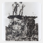 ルーズベルト大佐とロンドン大佐のナヴァイト スクエアシール (正面)