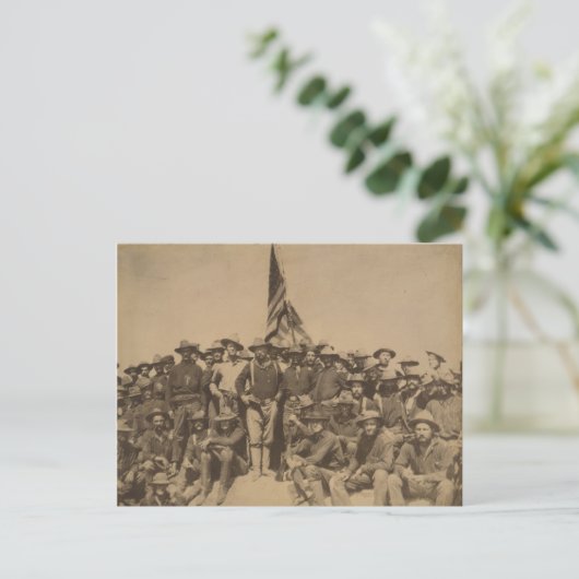 ルーズベルト大佐と彼の荒っぽいライダー ポストカード (スタンド正面)