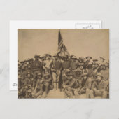 ルーズベルト大佐と彼の荒っぽいライダー ポストカード (正面/裏面)