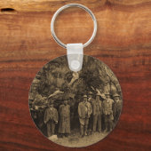 ルーズベルト大統領とジョン・ミュア'03 (セピア) キーホルダー (正面)