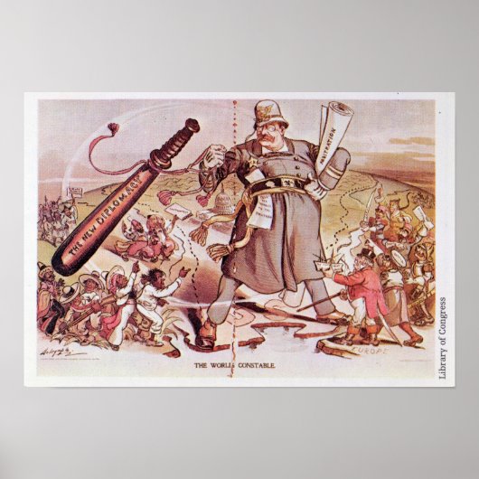 ルーズベルト大統領の漫画 ポスター (正面)