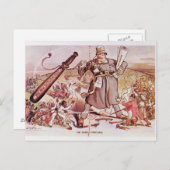 ルーズベルト大統領の漫画 ポストカード (正面/裏面)