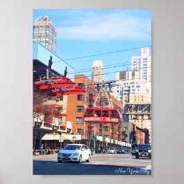 ルーズベルト島トラムポスター ポスター