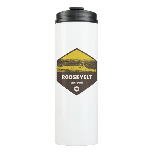 ルーズベルト州パークミシシッピ タンブラー (正面)