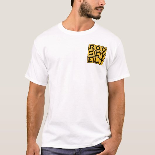 ルーズベルト、フランクリンかセオドア Tシャツ (正面)