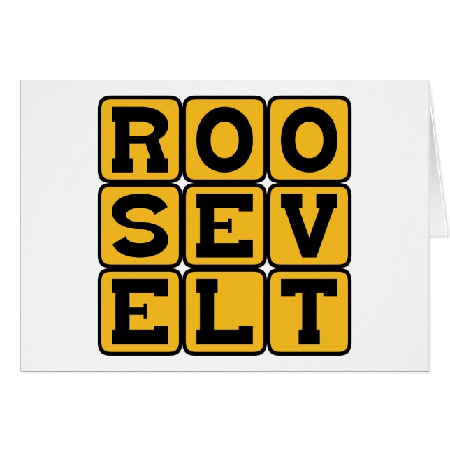 ルーズベルト、フランクリンまたはセオドア (正面横)