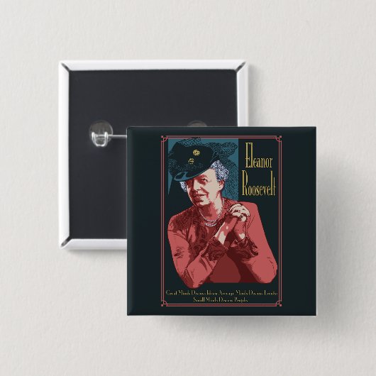 ルーズベルト 缶バッジ (正面&裏面)
