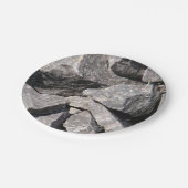 ルーズラフ花崗岩ロック紙プレート ペーパープレート (アングル)