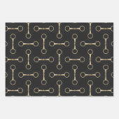 ルーズリングや輪スネフビットエクエストリアン ラッピングペーパーシート (正面)