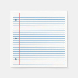 ルーズリーフランチペーパーナプキン新学期 スタンダードカクテルナプキン