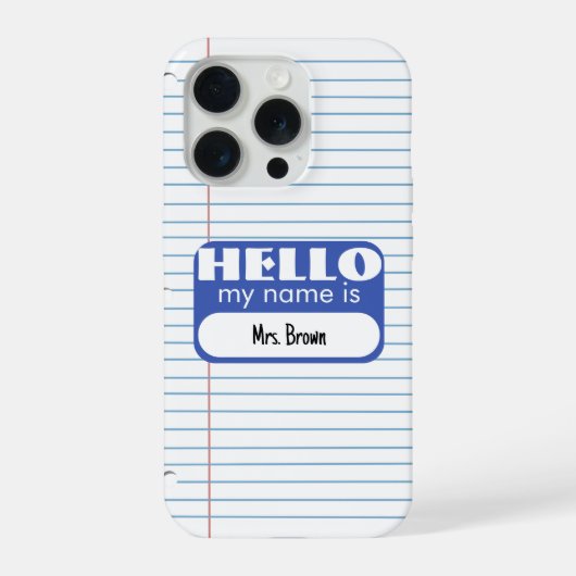 ルーズリーフ iPhoneケース (裏面)